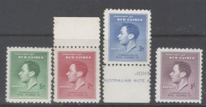 New Guinea Scott 48-51 mint