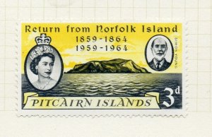 Pitcairn Islands 1961 Early Issue Fine Mint Hinged 3d. NW-187616