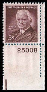 PCBstamps   US #1062 3c George Eastman, MNH, (13)