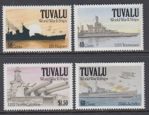 Tuvalu 578-581 Ships MNH VF