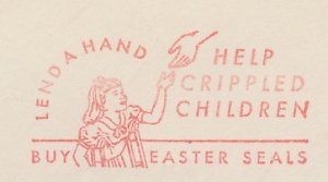 Meter cut USA 1951 Crippled childeren - Easter seals