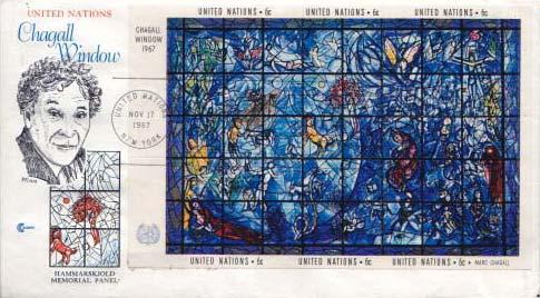 United Nations, First Day Cover, Art