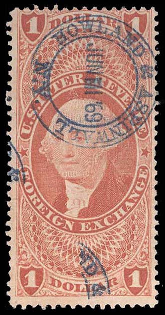 U.S. REV. FIRST ISSUE R68c  Used (ID # 95342)