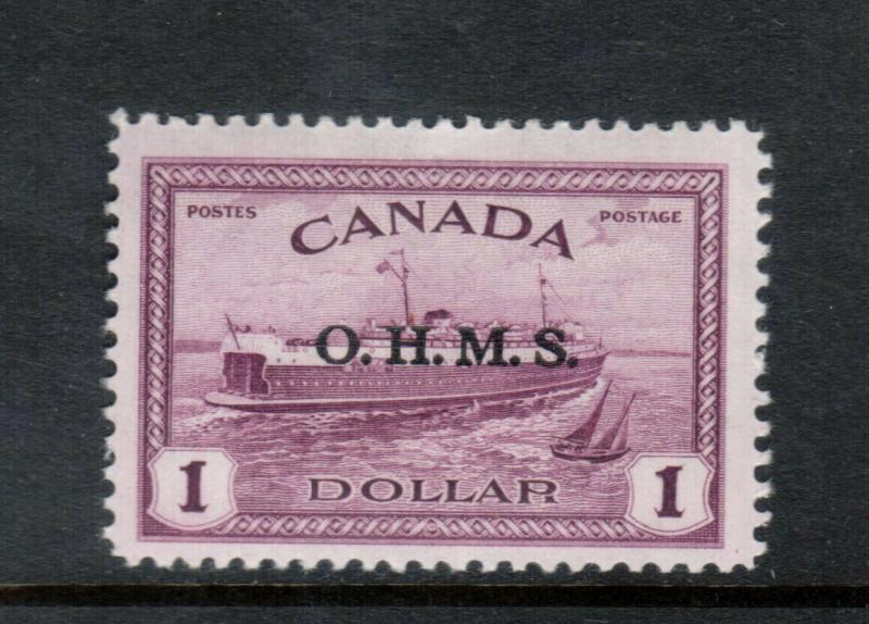 Canada #O10 Mint Fine Lightly Hinged