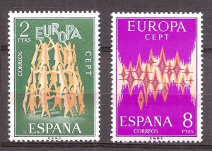 Spain - 1972 - Mi. 1985-86 (CEPT) - MNH - RB148