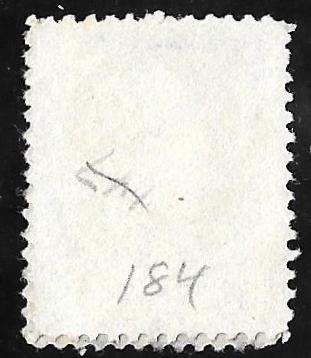 184 3 cents Fancy Cancel  Stamp used VF