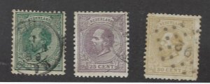 Netherlands  SC#29-31 Used F-VF SCV$57.50...Value!