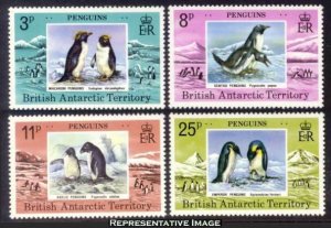 British Antarctic Territory Scott 72-75 Mint never hinged.