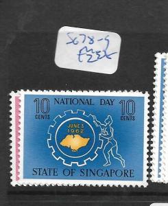 SINGAPORE  (PP0107B) NATIONAL DAY SG 78-9   MOG