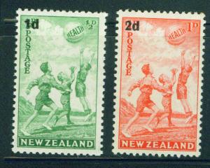 New Zealand Scott B14-5 1939 Children at play stamp set MH*