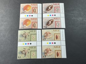 NIUE # 717-720--MINT NEVER/HINGED---COMPLETE SET OF GUTTER PAIRS-----1998