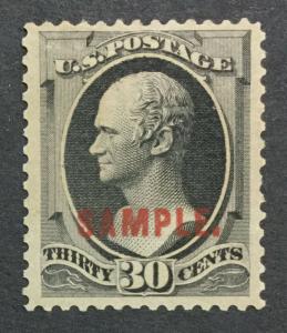 MOMEN: US #190S SAMPLE MINT OG NH #25874