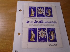 Trista da Cunha  #  238 MNH Shrimm  (Coronation Anniversary)