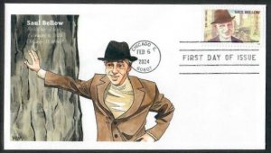 5831 - FDC - $1.16 Saul Bellow 3-ounce - Wally Jr  Cachet - Killbar -Chicago, IL