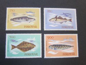 Faroe Islands 1983 Sc 97-100 set MNH