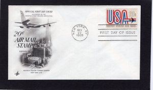 C75 USA & Jet, FDC Art Craft cachet
