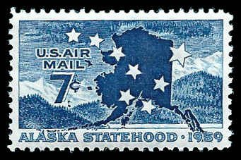 PCBstamps  US C53 7c Alaska Statehood, MNH, (13)