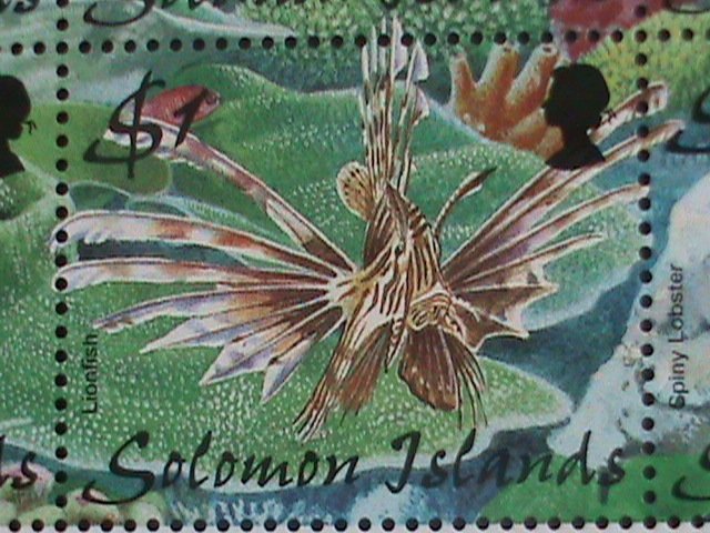 SOLOMON ISLAND -1999 SC#874 MARINE LIFE- PHILEXFRANCE'99 STAMP SHOW- S/S