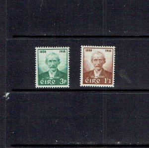 IRELAND - 1958 - THOMAS J CLARKE - SCOTT 165 TO 166 - MNH