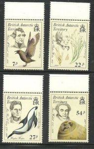 Album Treasures Br Antarctic Territory Scott # 125-128  Naturalists Mint NH