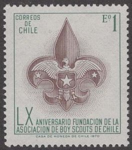 Chile 401, MNH. Scouts.
