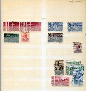 Luxembourg 1940s M&U Collection Incl.Airs (Apx 250 Items) RK 1061