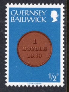 Guernsey 173 Coin on Stamp MNH VF