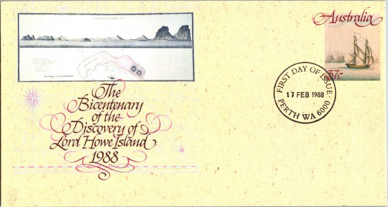 Australia, United States Postal Stationary, Worldwide First Day Cover