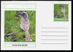 CHARTONIA, Fantasy - African Grey Hornbill - Postal Stationery Card...