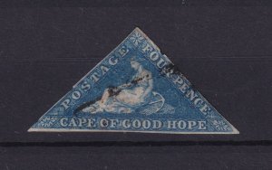 Cape Of Good Hope 1863 4d Blue Triangle SG19 Fine Used BP15996