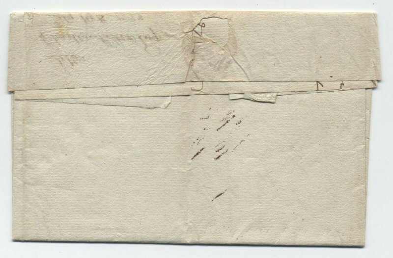1782 Boston MA early confederation 2.16 rate cover to CT [45.31]