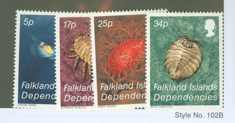 Falkland Islands/Dependencies (1L) #1L76-1L79  Single (Complete Set)