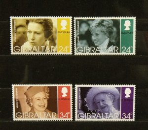 15691   GIBRALTAR   MNH # 703, 704, 705, 706                       CV$ 6.00