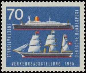 Germany #919-925, Complete Set(7), 1965, Never Hinged