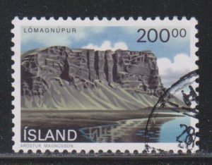 Iceland,  200k Lomagnupur (SC# 714) Used