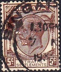 Straits Settlements   #221 Used