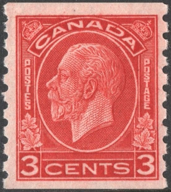 Canada SC#207 3¢ King George V Coil Single (1933) MLH