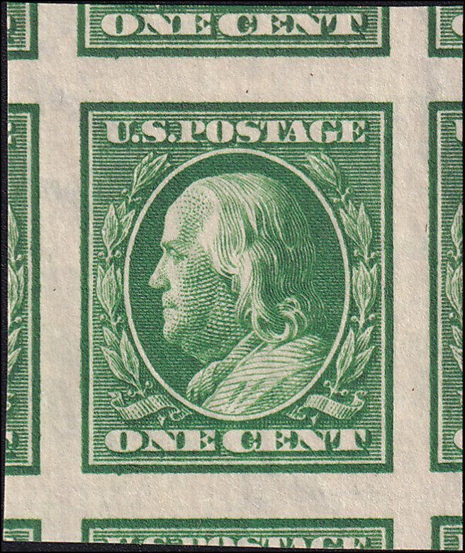 US #383 Mint OGnh, Single,  Cert & Graded GEM (100) Jumbo