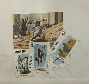 Souvenir Sheet Cape Verde Scott #436-441 set nh