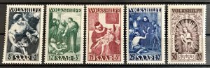 Saar: 1949 MNH Set Paintings