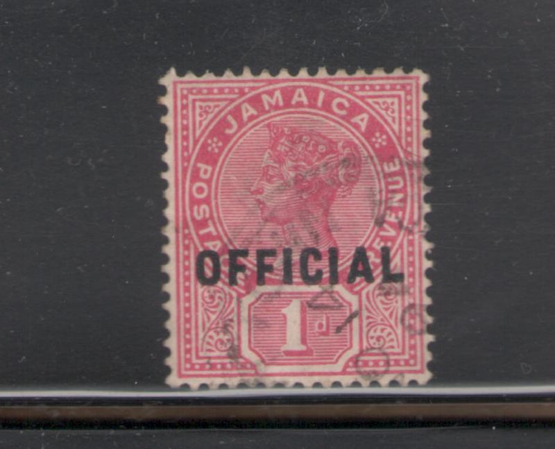 Jamaica 1890 Official 1p Scott # O3 Used