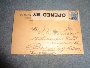 NORWAY CENSOR COVER W/POSTER STAMP