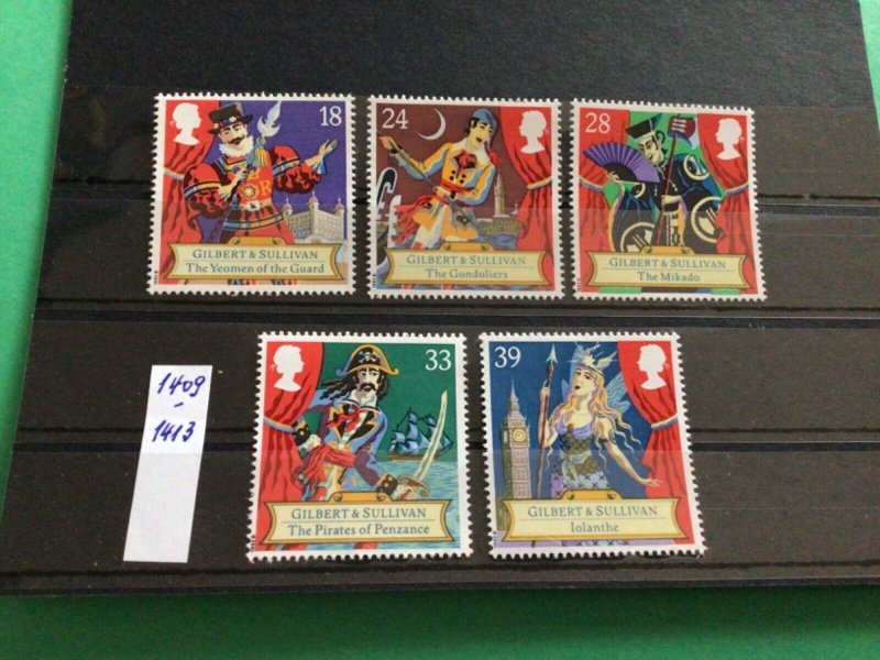 G. B. Gilbert & Sullivan mint never hinged stamps  A11951