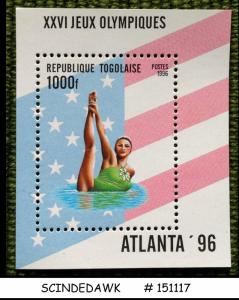 TOGO - 1996 26th OLYMPIC GAMES ATLANTA - Miniature sheet MINT NH