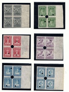 Newfoundland #253i - #266i #269v #270iii Extra Fine Never Hinged Imperf Block