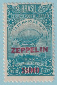 BRAZIL C26 AIRMAIL  MINT HINGED OG * ZEPPELIN - NO FAULTS VERY FINE! - TZQ