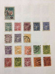 Latvia Early/Modern Used on 9 Pages (Apx 100 Items)  AB759