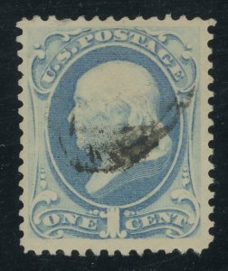 USA 182 - 1 cent Secret Mark on Soft Porous Paper - F/VF Used