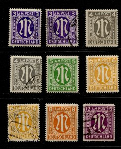 Germany #9 Unchecked Definitive Used