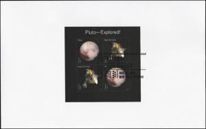 US 5077-5078 Pluto-Explored! Full Sheet FDC 2016 